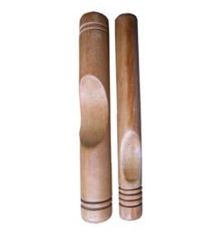hand percussion stick solid wood clave